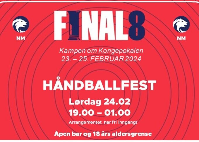 Final8 Arrangerer HÅNDBALLFEST i Sør Amfi